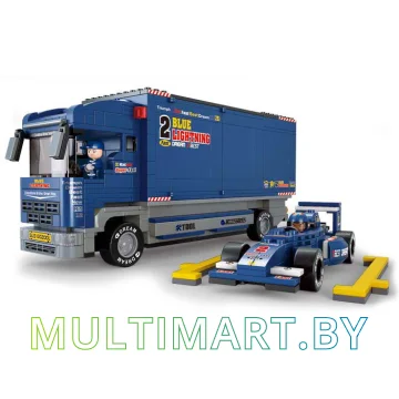 Конструктор Sluban M38-B0357 Гоночный грузовик (641 деталь) картинка 5
